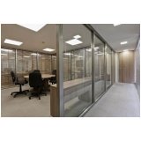 divisória de vidro para escritório preço Conjunto Residencial Butantã